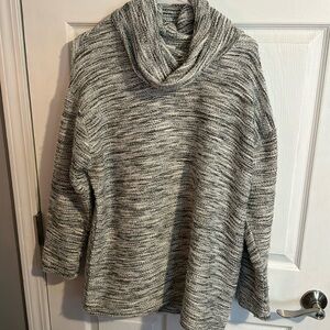 Ava & Viv Gray Cowl Neck Sweater